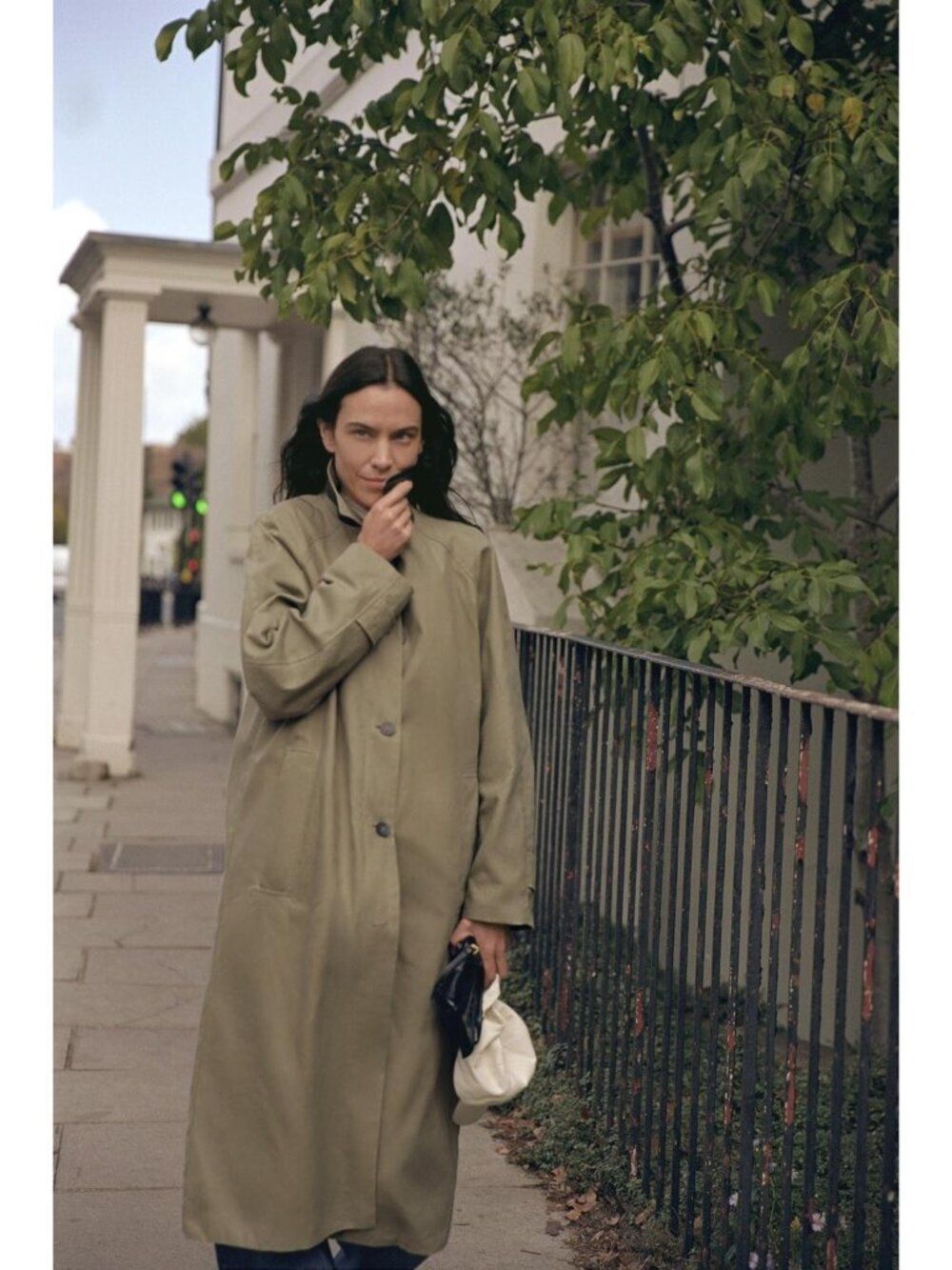 Zara Womens Trench Coat Medium Light Khaki Waxed Limited Edition 4369/244 NWT
